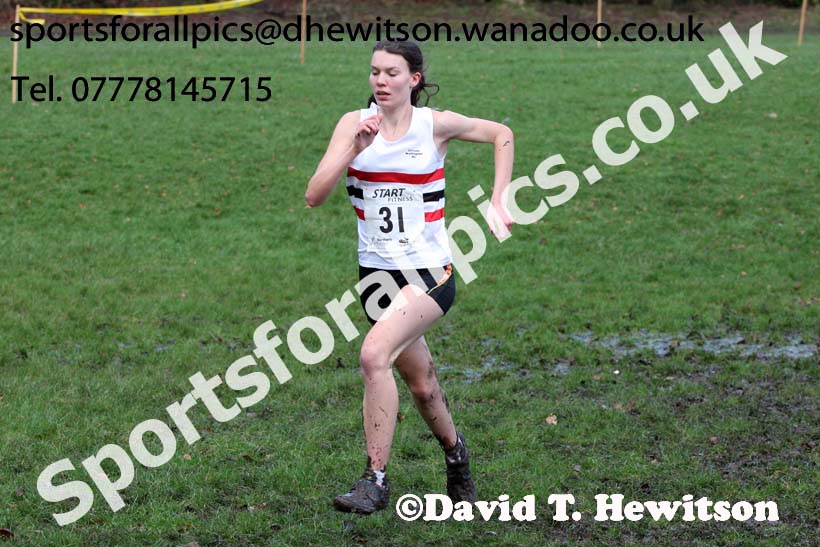 Womens under-20 Northern Cross Country Champs., Witton Park, Blackburn. Photo: David T. Hewitson/Sports for All Pics